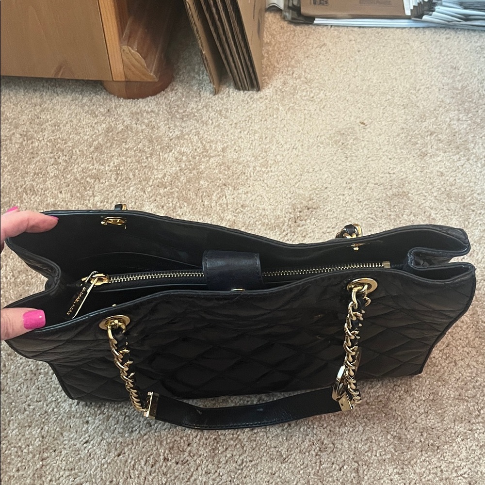 Michael Kors Quilted Leather Handbag - Picture 4 of 16